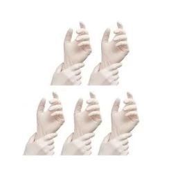 15x Haibu Essentials Vinyl-Handschoenen Gepoederd Maat S 100st