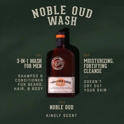 Man Made Wash Noble Oud 950ml - Afbeelding 3