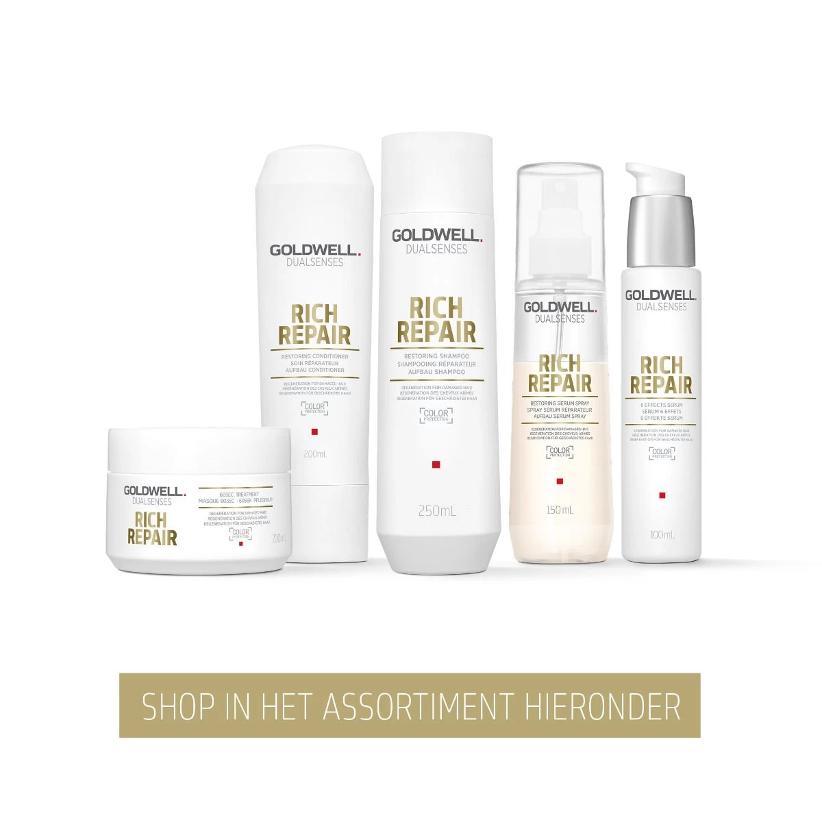 5x Goldwell Dualsenses Rich Repair 6 Effects Serum 100ml - Afbeelding 4