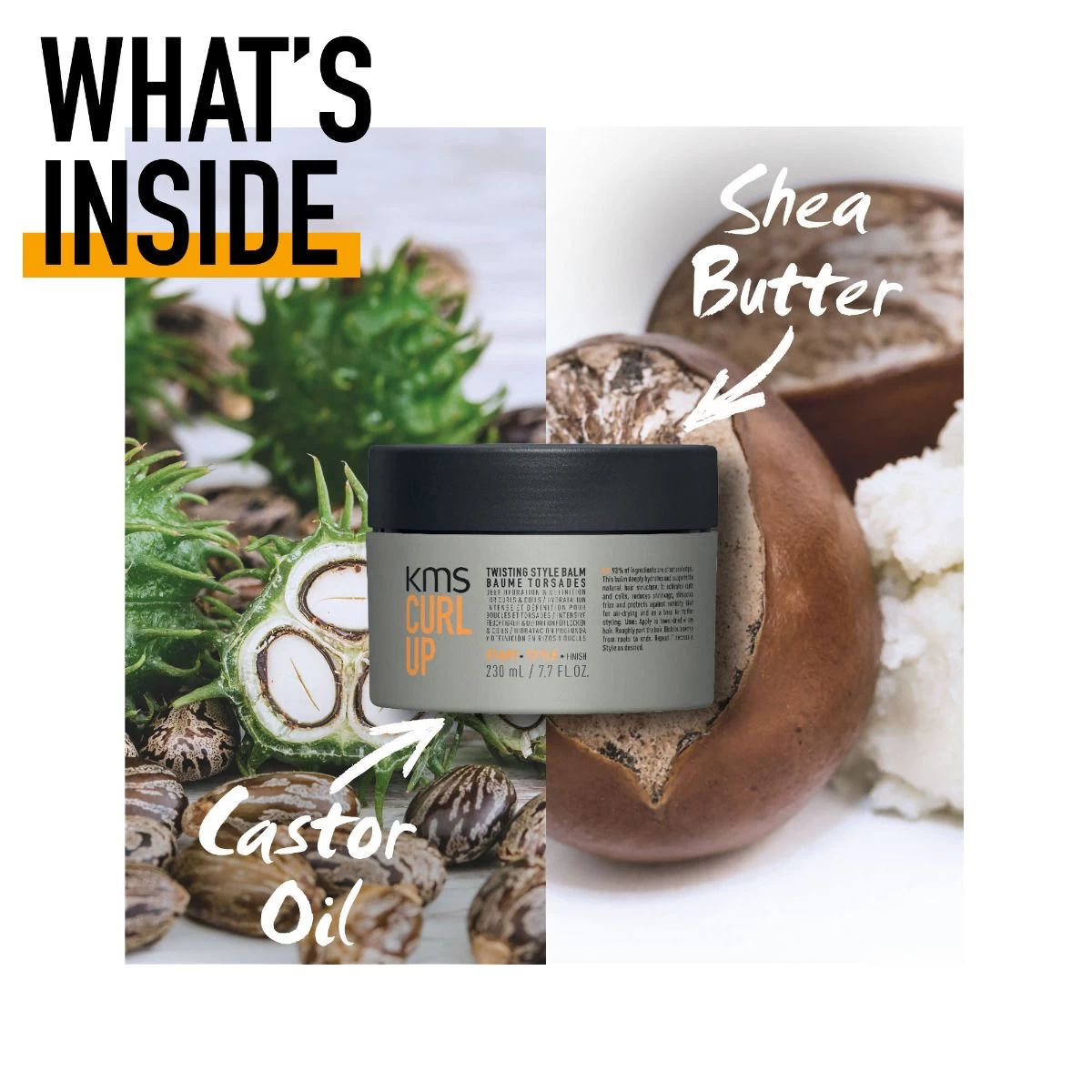 KMS CurlUp Twisting Style Balm 230ml - Afbeelding 3