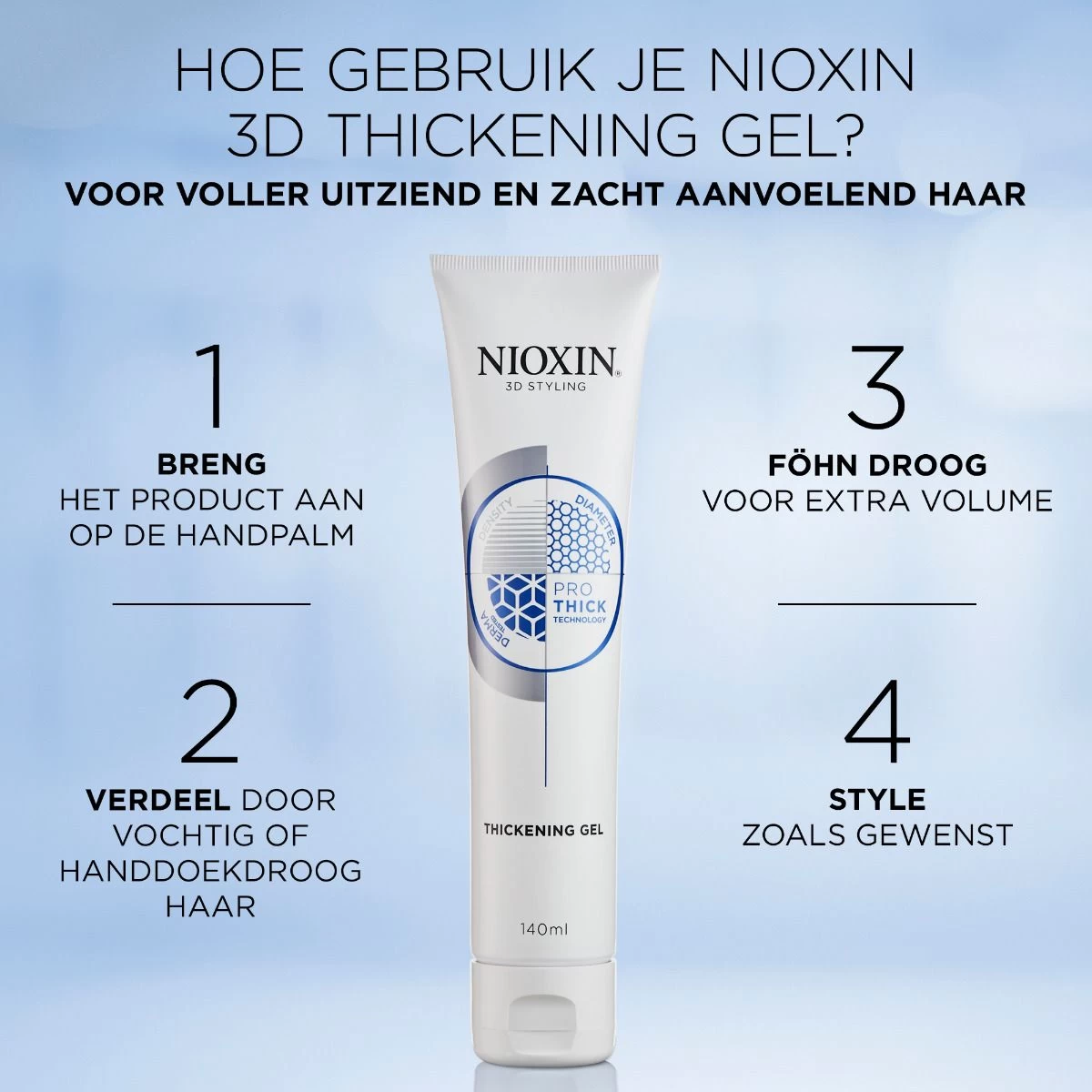 Nioxin Thickening Gel 150ml - Afbeelding 3