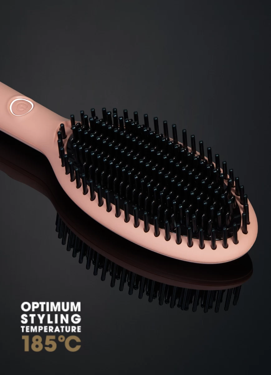 Ghd Take Control Now Glide Hot Brush Pink Peach - Afbeelding 3