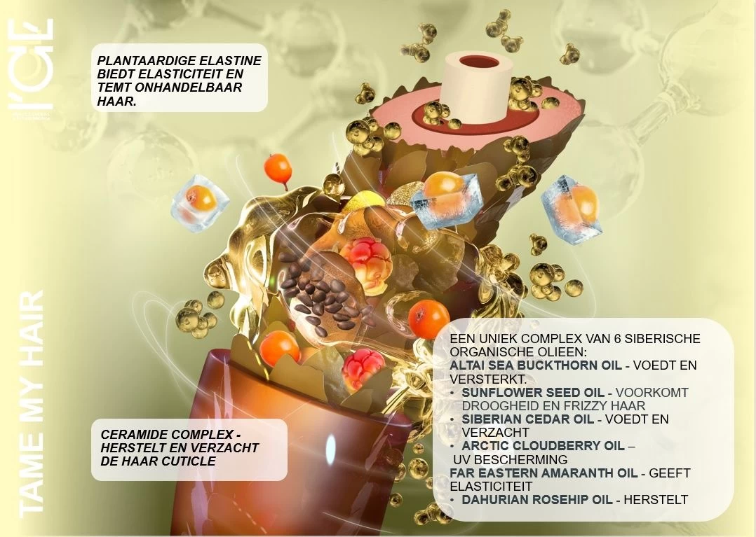 ICE Professional Tame My Hair Cream 100ml - Afbeelding 3