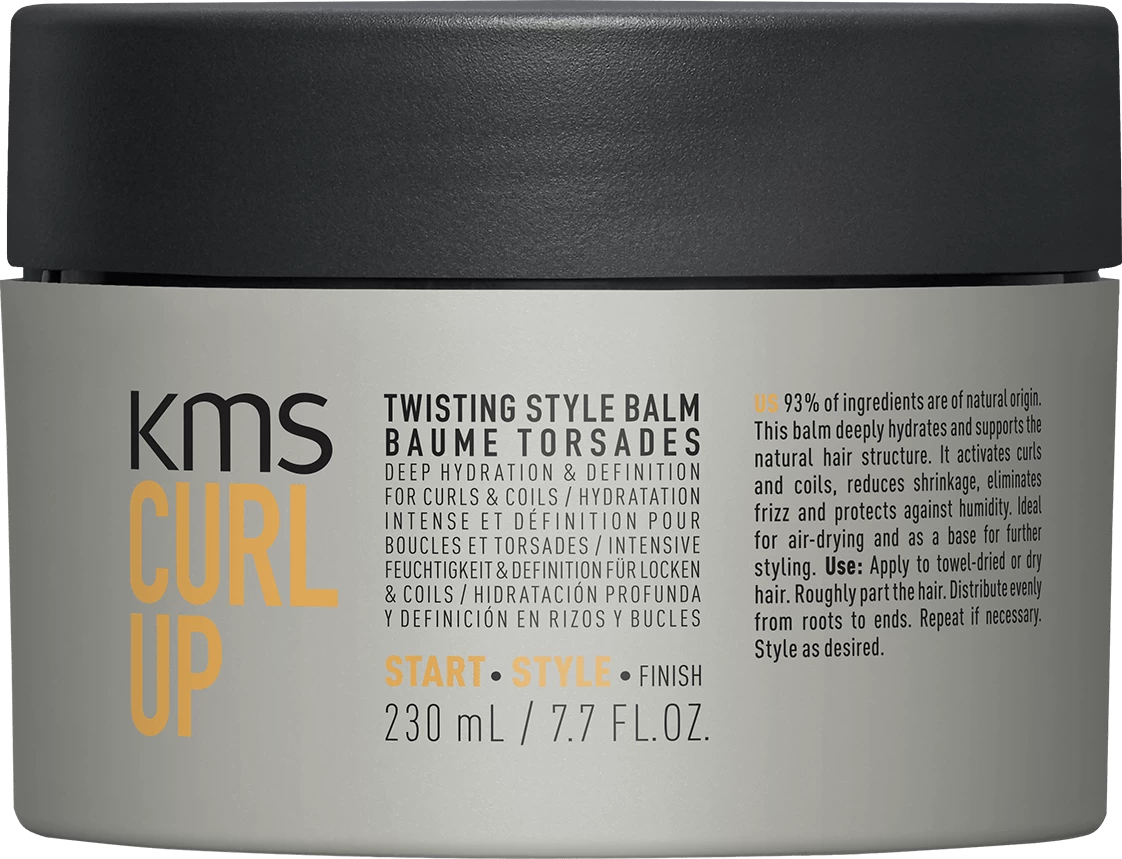 KMS CurlUp Twisting Style Balm 230ml - Afbeelding 2