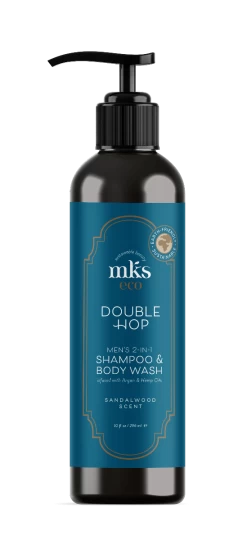 MKS-Eco MEN Double Hop Men's 2 In 1 Shampoo&Body Wash Sandalwood296ml