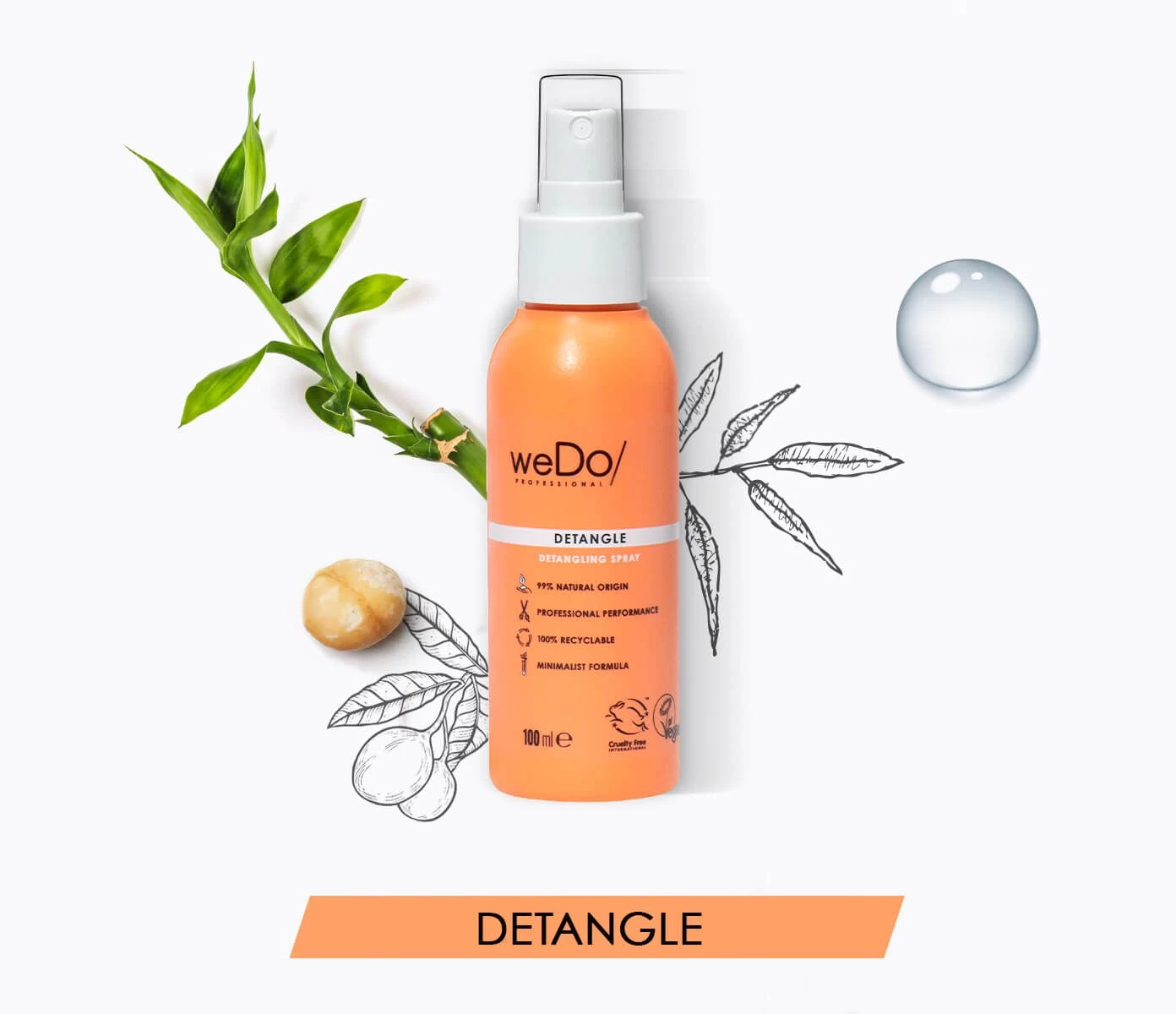 WeDo Detangle Detangling Spray 100ml - Afbeelding 3